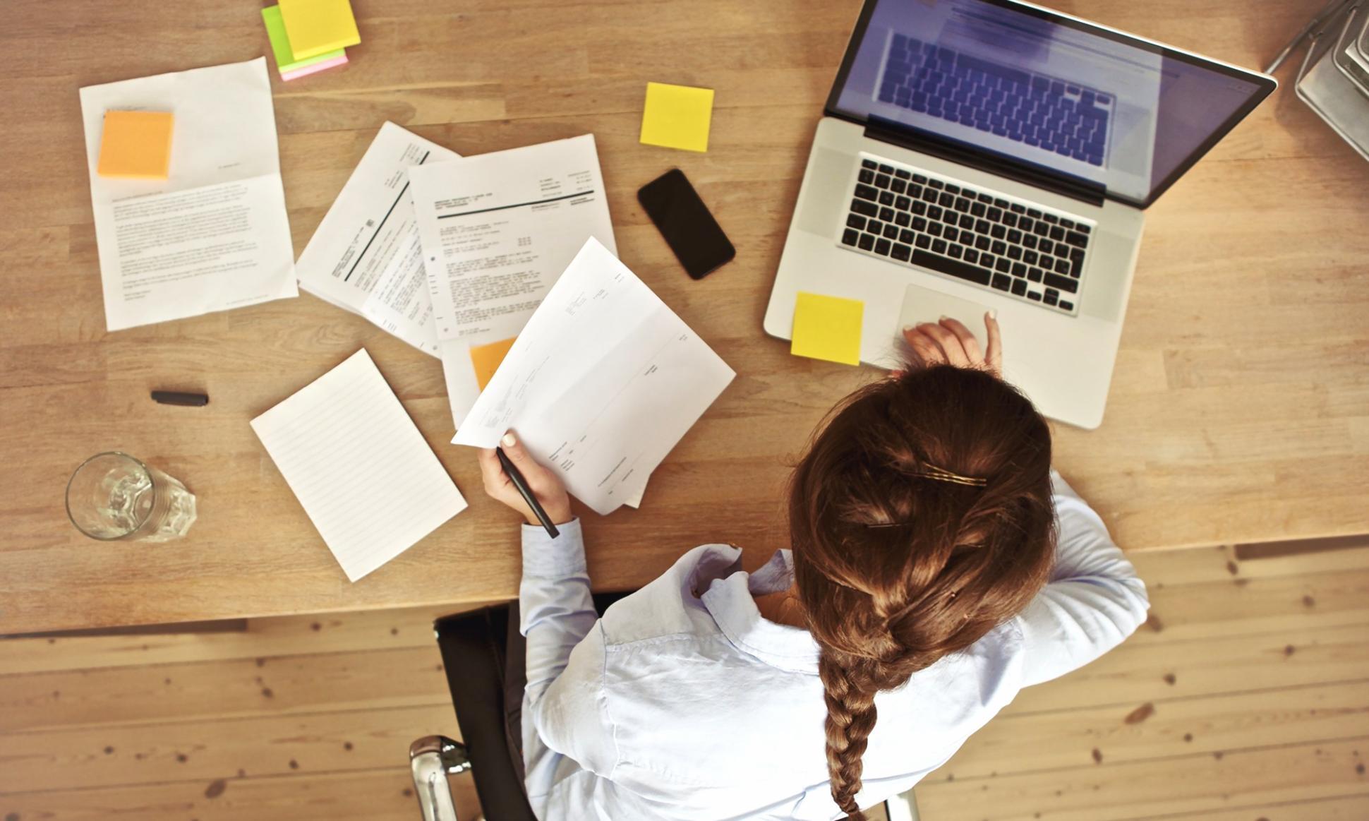 Students collaborating on front-end design projects